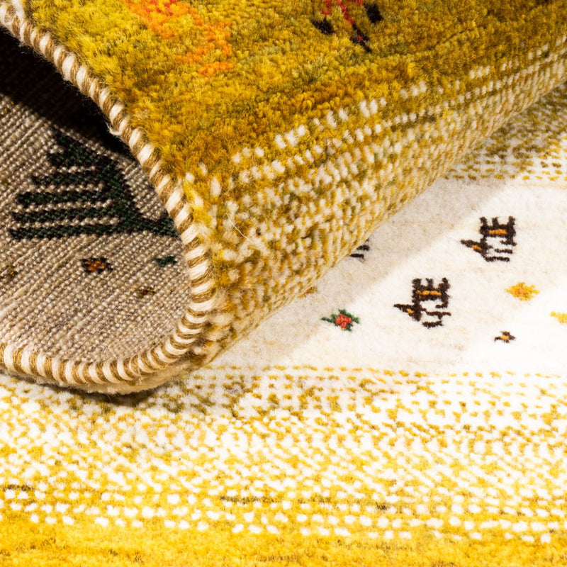 Alfombra Gabbeh - Loribaft Persa - 128 x 82 cm - multicolor