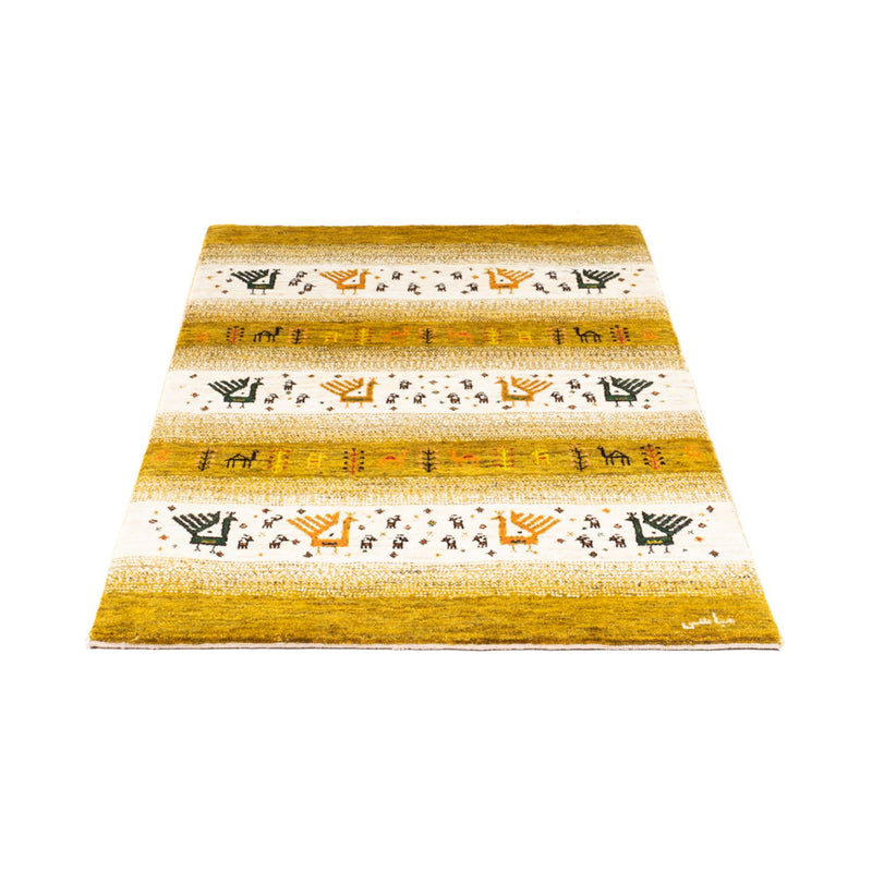 Alfombra Gabbeh - Loribaft Persa - 128 x 82 cm - multicolor