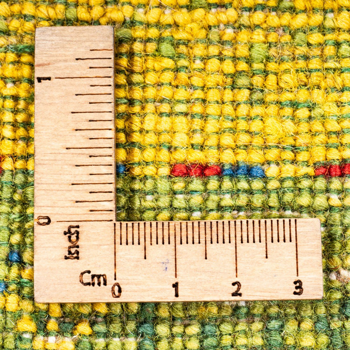 Alfombra Gabbeh - Loribaft Persa - 128 x 76 cm - verde