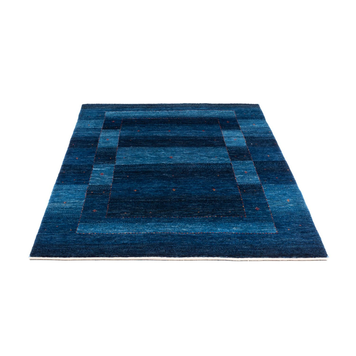 Alfombra Gabbeh - Loribaft Persa - 192 x 127 cm - azul