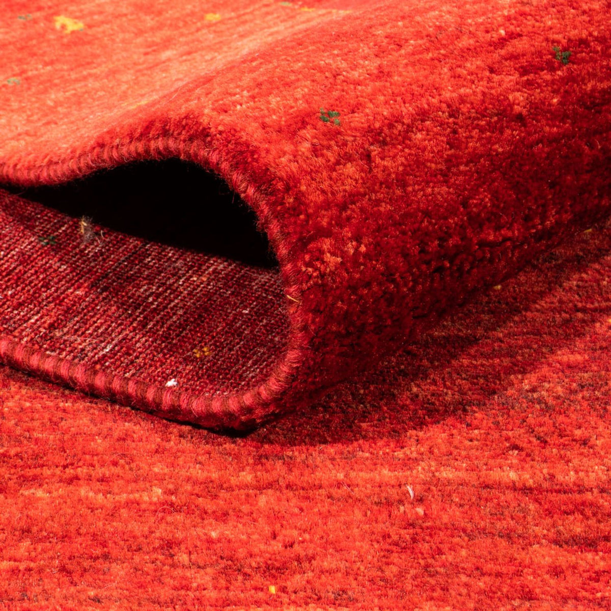 Alfombra Gabbeh - Loribaft Persa - 279 x 219 cm - rojo