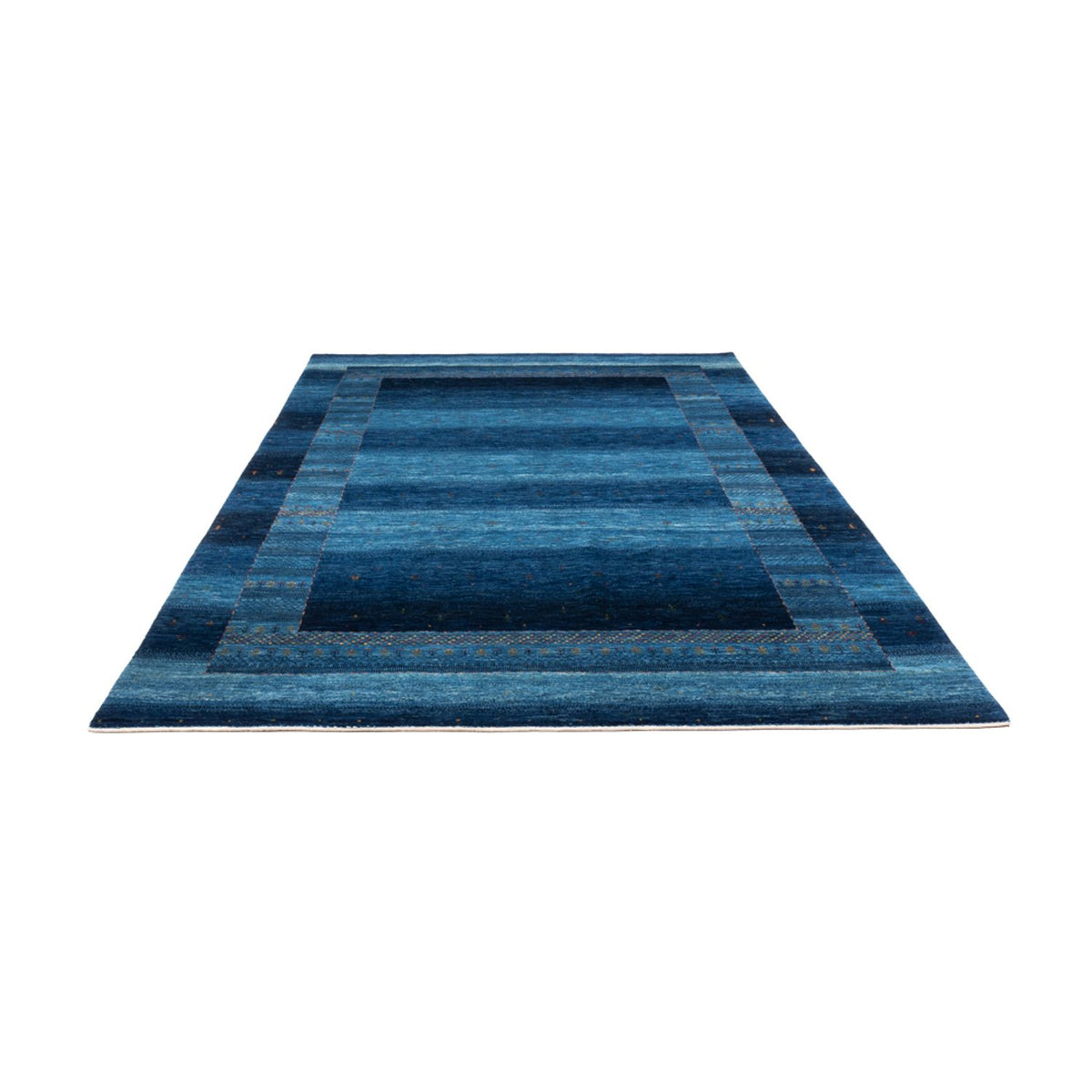 Alfombra Gabbeh - Loribaft Persa - 331 x 228 cm - azul