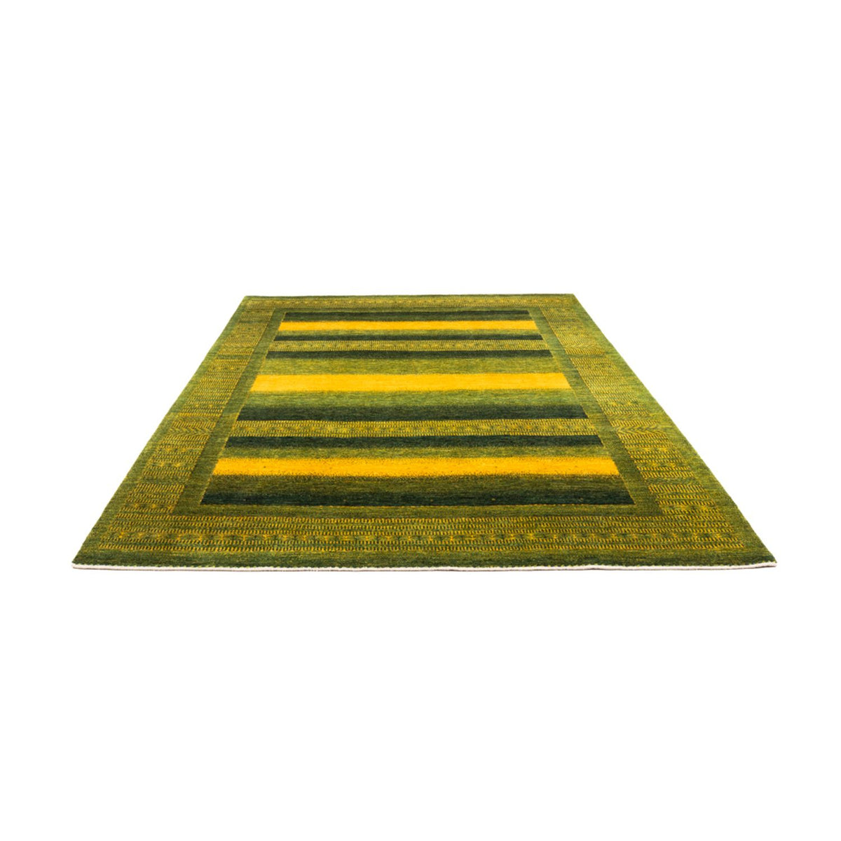 Alfombra Gabbeh - Loribaft Persa - 298 x 216 cm - verde