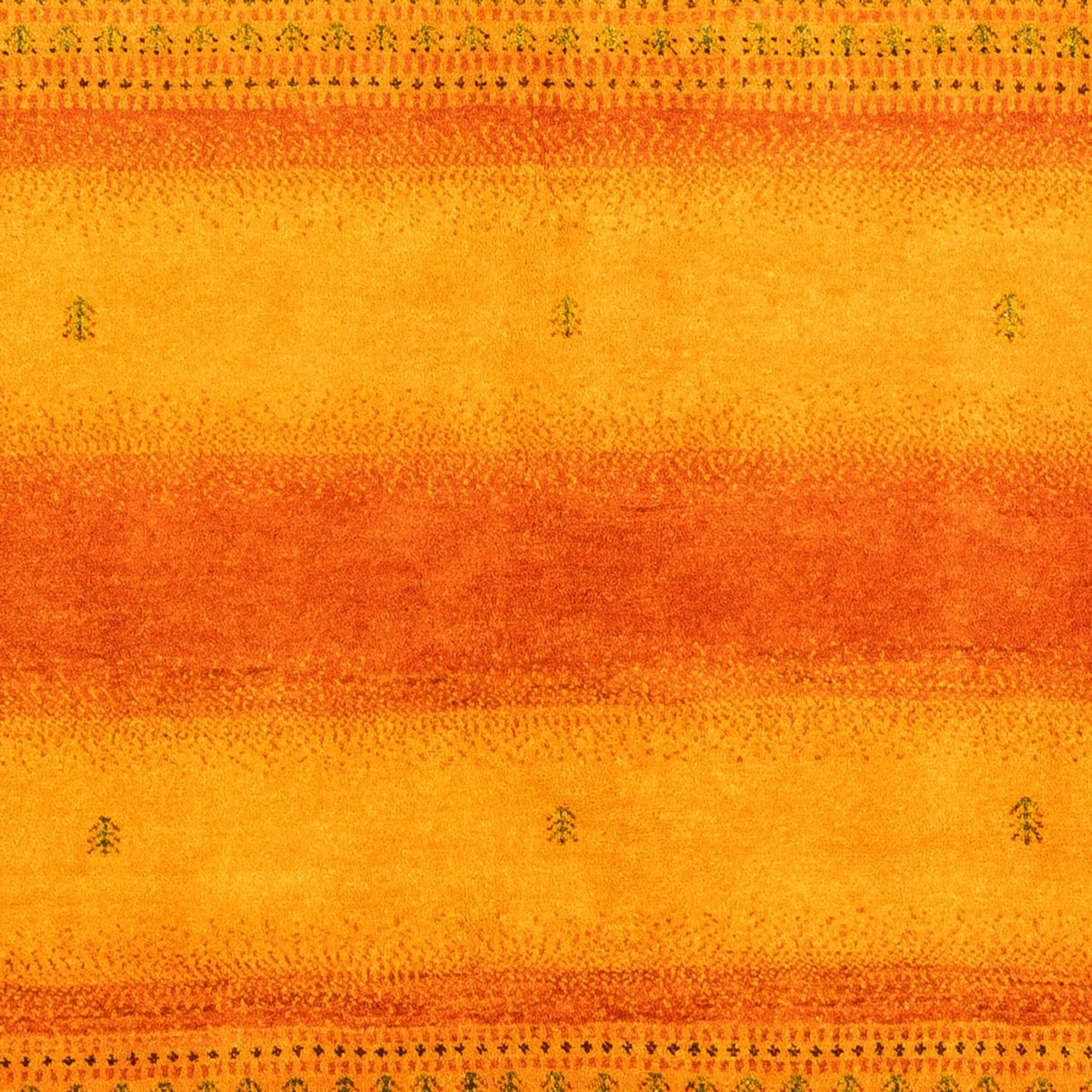 Alfombra Gabbeh - Loribaft Persa - 200 x 154 cm - oro