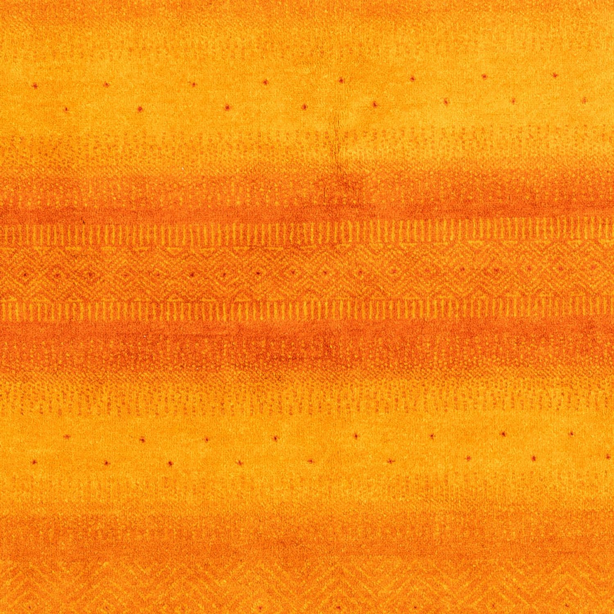 Alfombra Gabbeh - Loribaft Persa - 206 x 150 cm - naranja