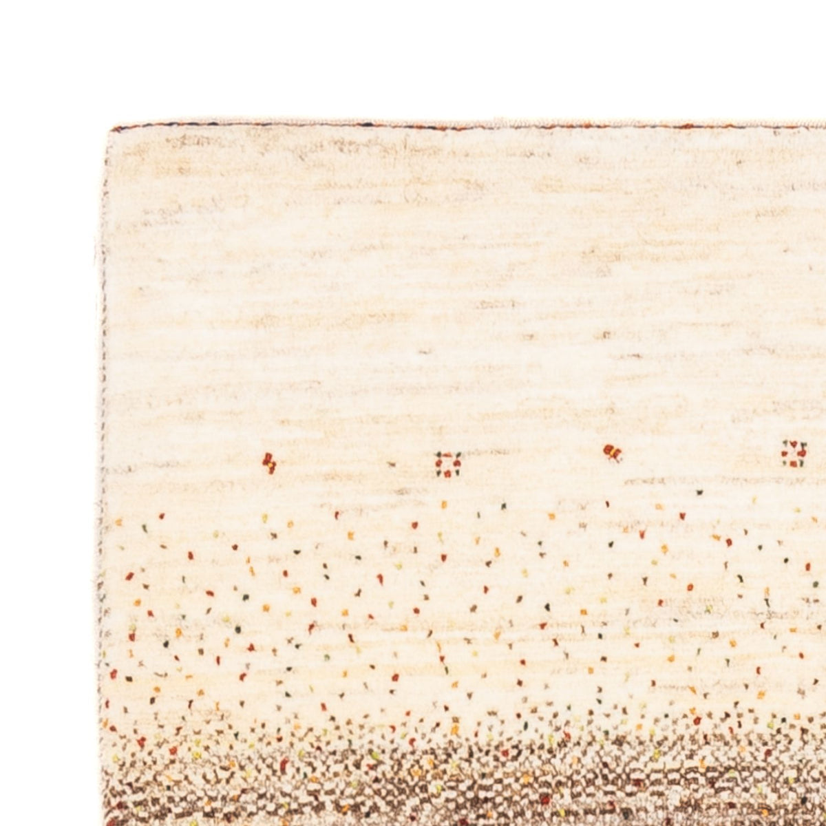 Alfombra Gabbeh - Loribaft Persa - Real - 121 x 82 cm - gris