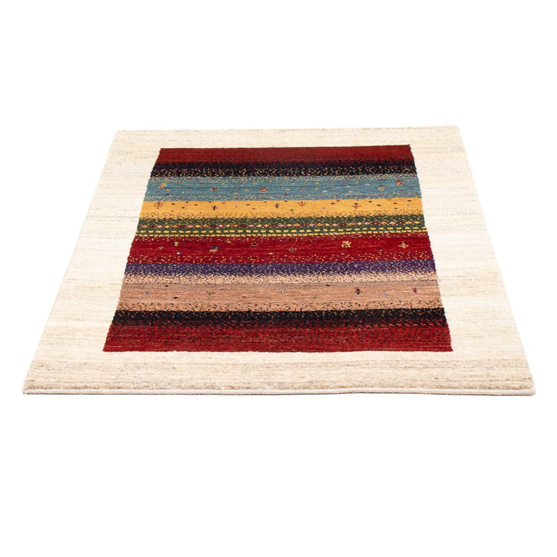 Alfombra Gabbeh - Loribaft Persa - Real - 130 x 85 cm - multicolor