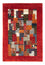 Alfombra Gabbeh - Loribaft Persa - Real - 120 x 80 cm - multicolor
