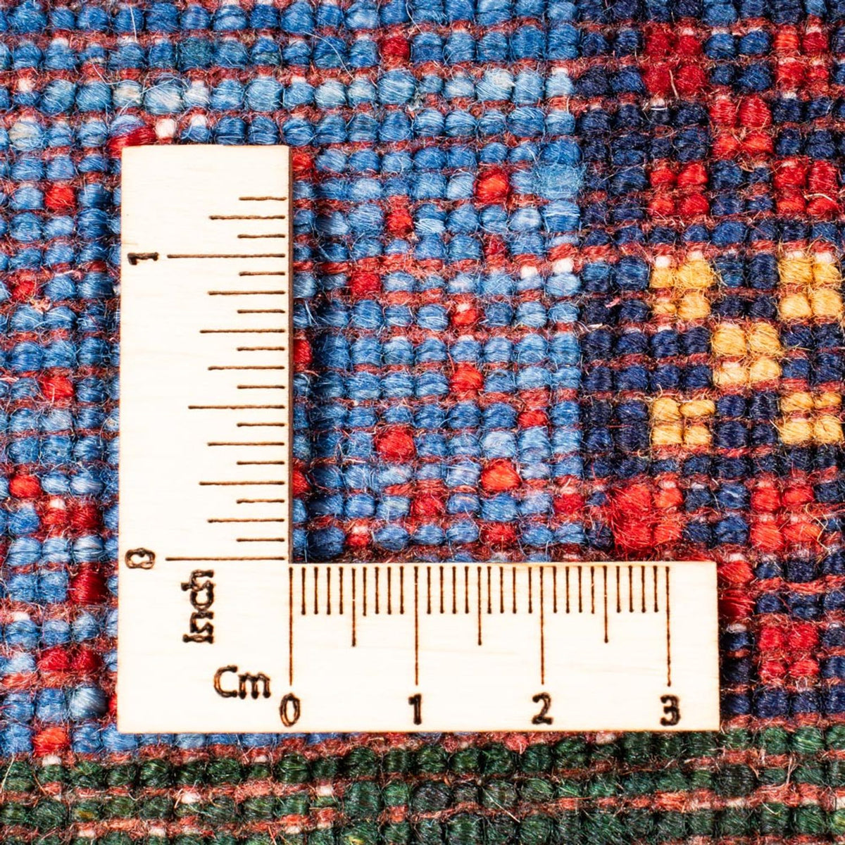 Alfombra Gabbeh - Loribaft Persa - Real - 127 x 83 cm - verde