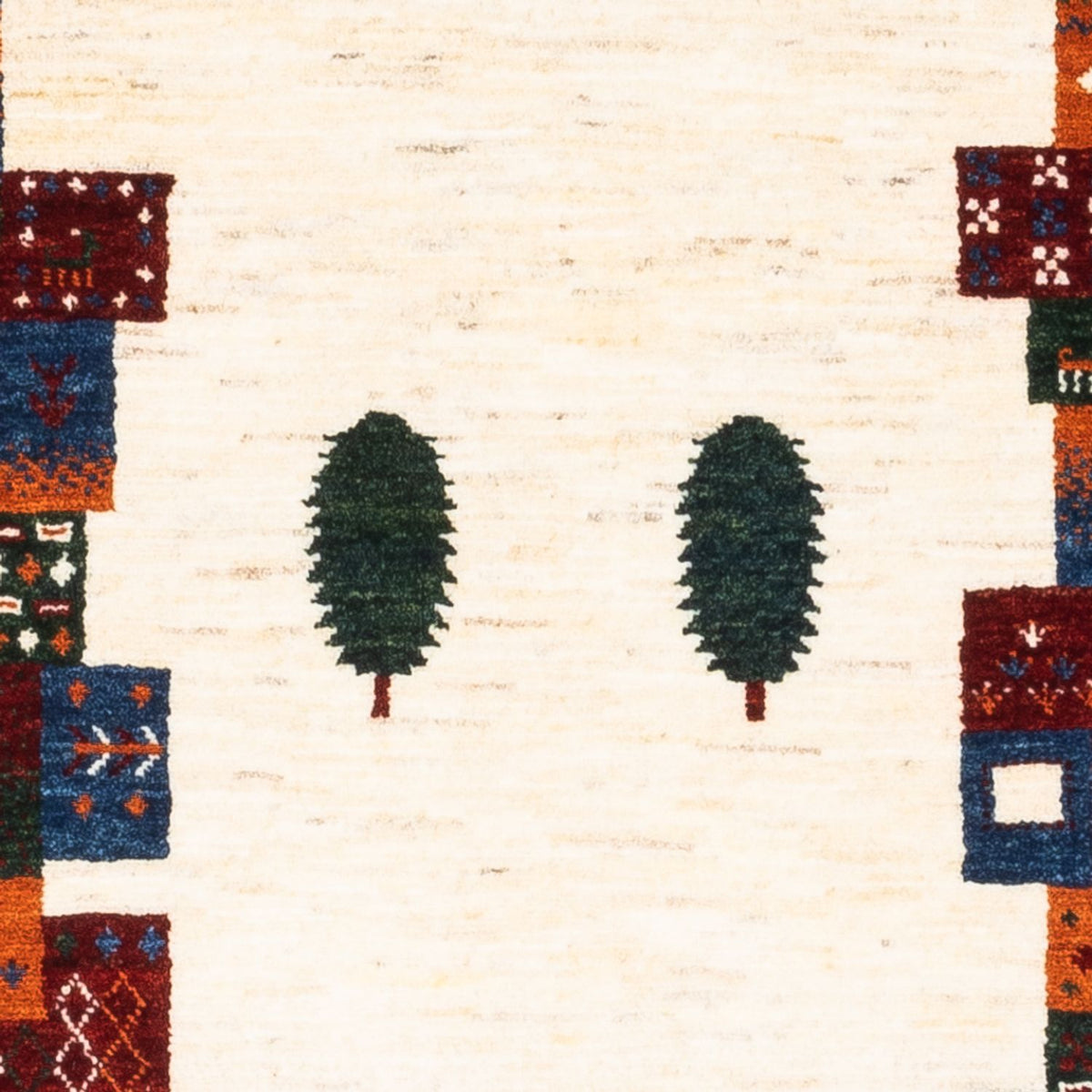 Alfombra Gabbeh - Loribaft Persa - Real - 128 x 80 cm - multicolor