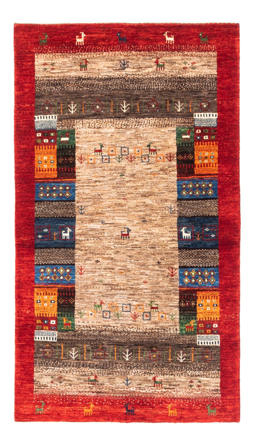 Alfombra Gabbeh - Loribaft Persa - Real - 147 x 86 cm - multicolor