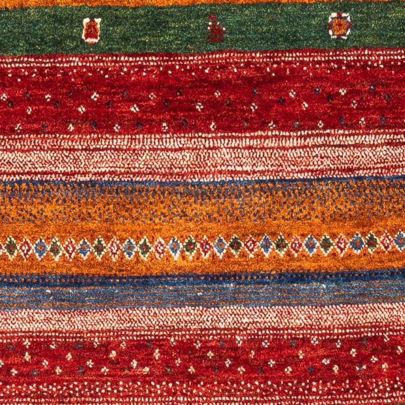 Alfombra Gabbeh - Loribaft Persa - Real - 135 x 85 cm - multicolor