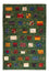 Alfombra Gabbeh - Loribaft Persa - Real - 129 x 88 cm - multicolor