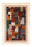 Alfombra Gabbeh - Loribaft Persa - Real - 125 x 82 cm - multicolor