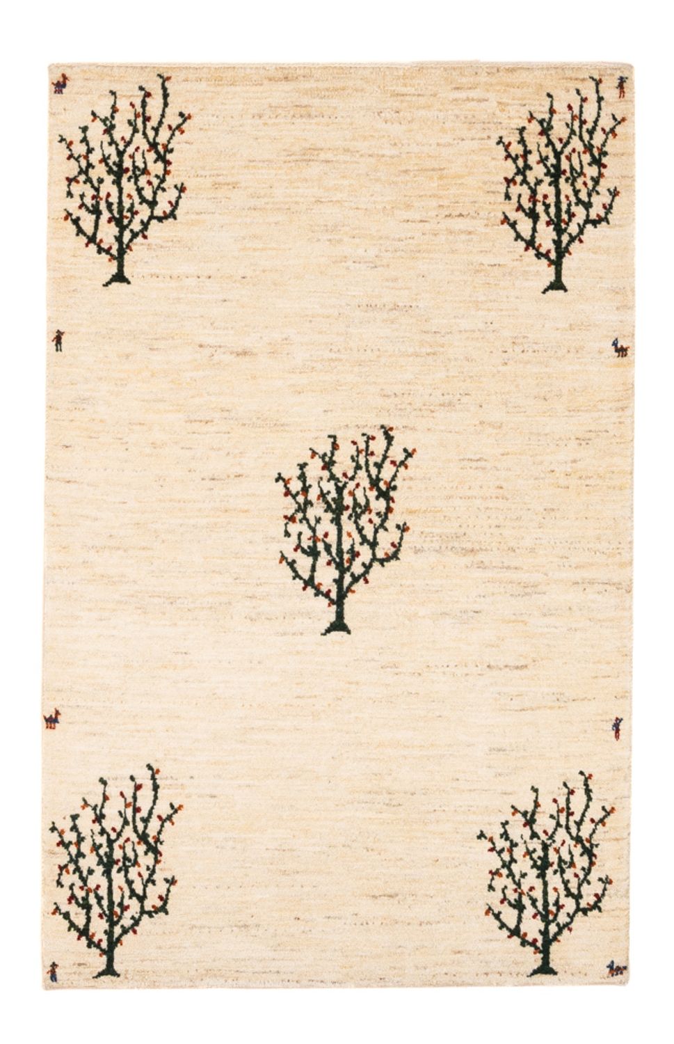 Alfombra Gabbeh - Loribaft Persa - Real - 128 x 84 cm - multicolor