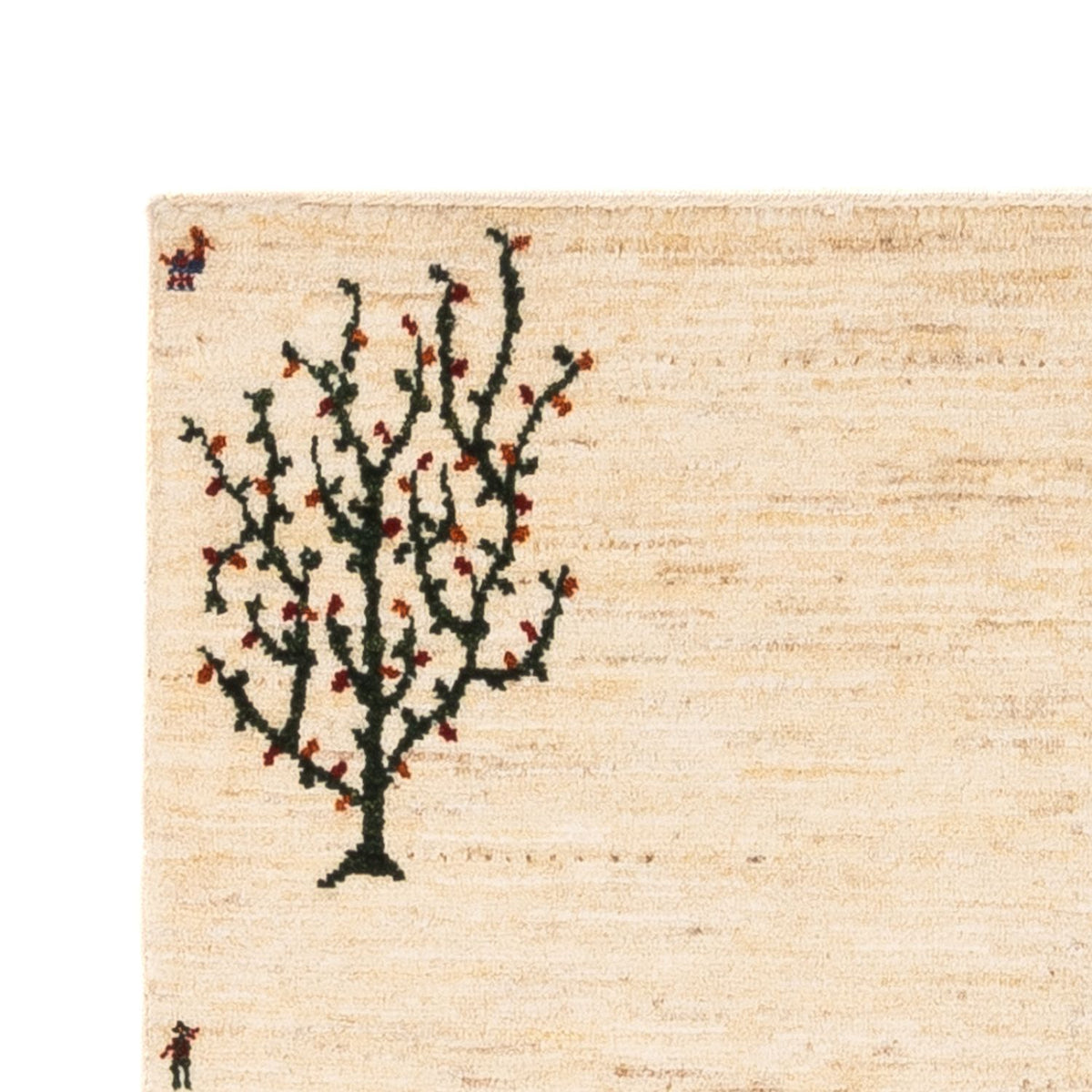 Alfombra Gabbeh - Loribaft Persa - Real - 128 x 84 cm - multicolor