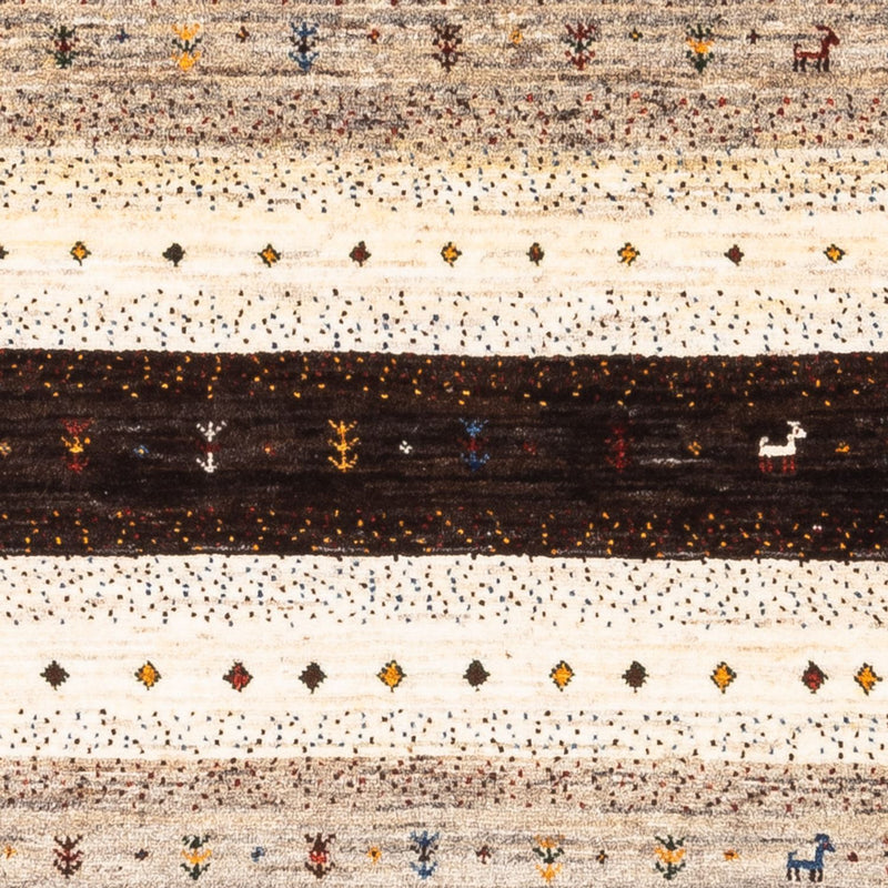 Alfombra Gabbeh - Loribaft Persa - Real - 121 x 84 cm - multicolor