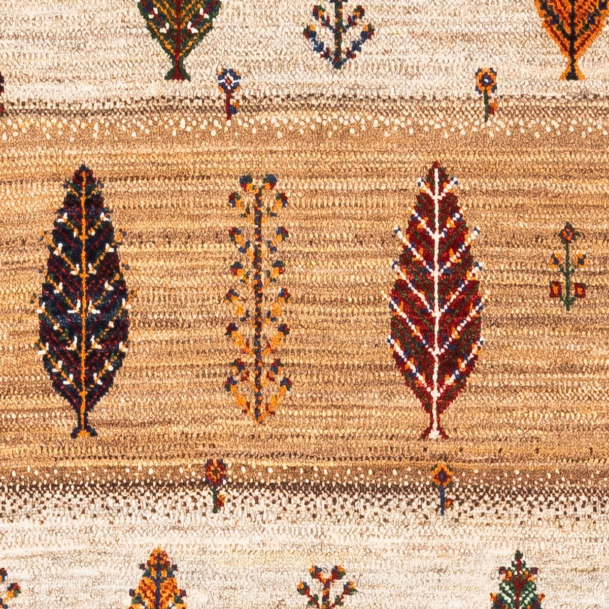 Alfombra Gabbeh - Loribaft Persa - Real - 147 x 85 cm - multicolor