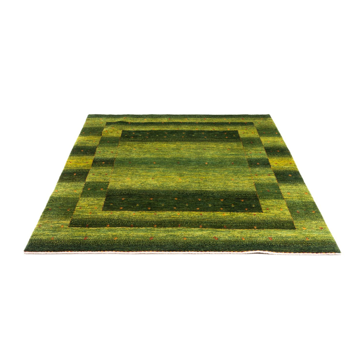Alfombra Gabbeh - Loribaft Persa - 202 x 151 cm - verde