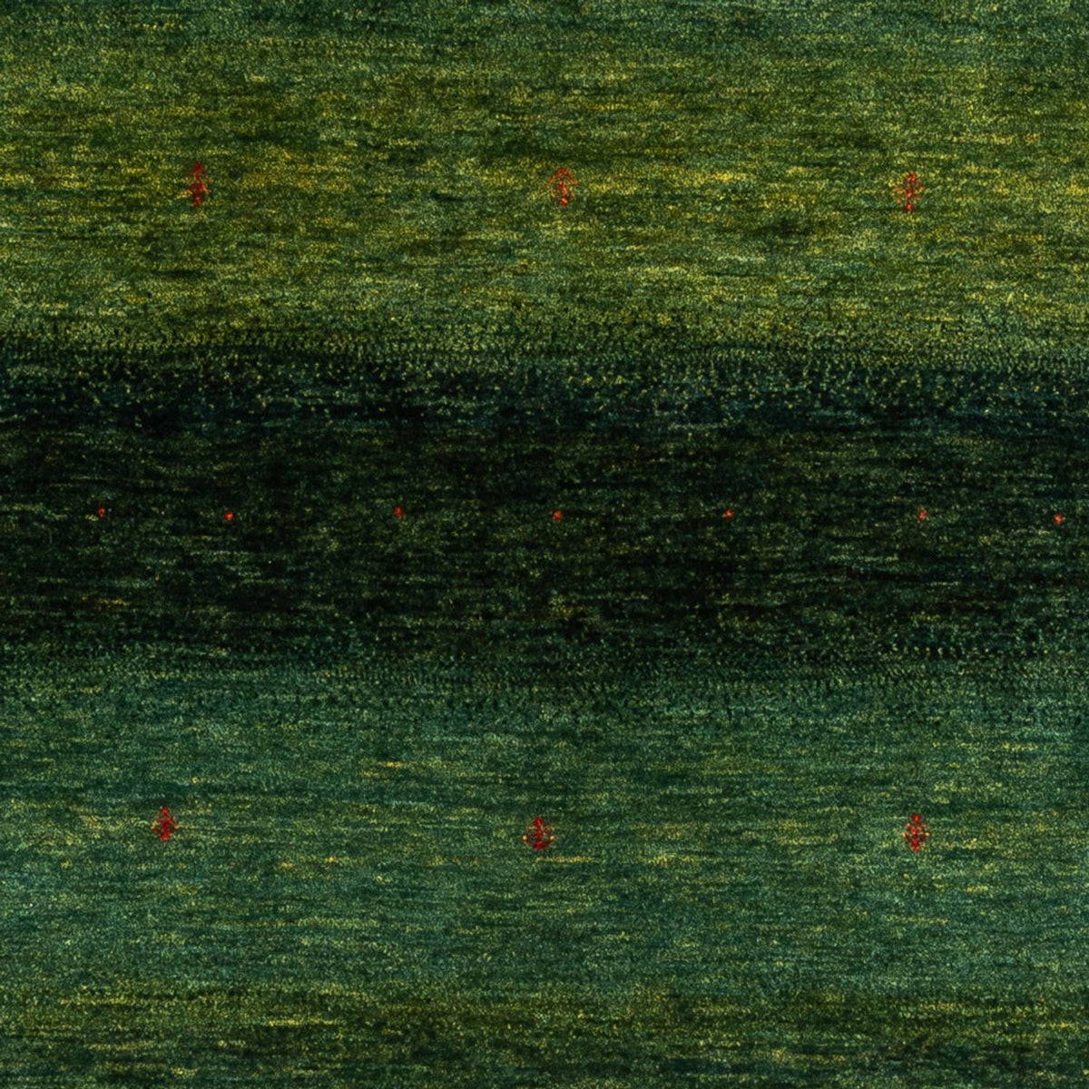 Alfombra Gabbeh - Loribaft Persa - 200 x 160 cm - verde