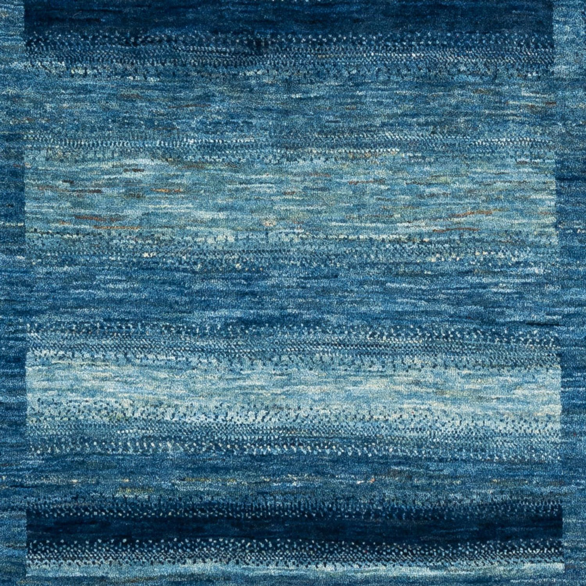 Alfombra Gabbeh - Loribaft Persa - Real - 198 x 158 cm - azul