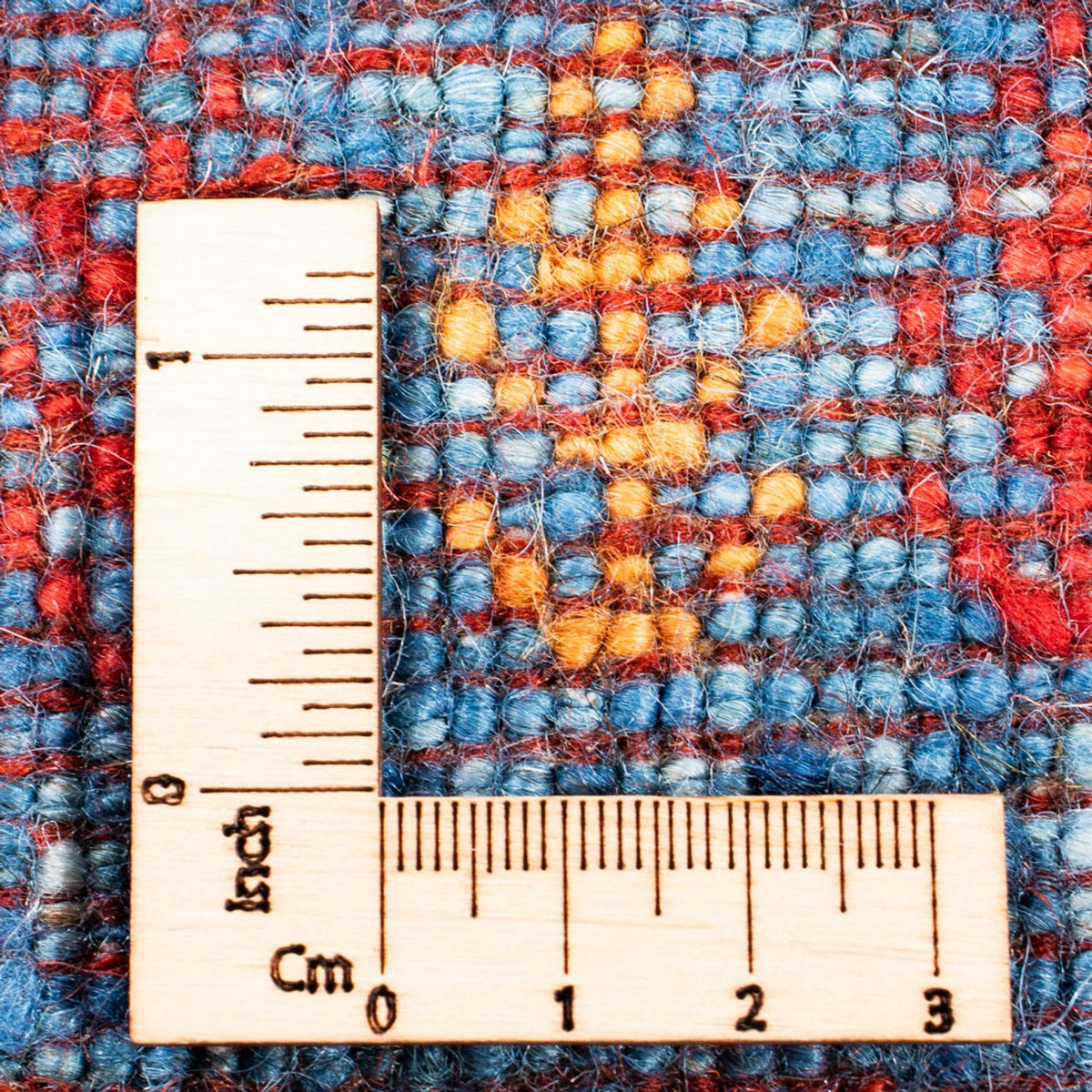 Alfombra Gabbeh - Loribaft Persa - Real - 128 x 78 cm - azul