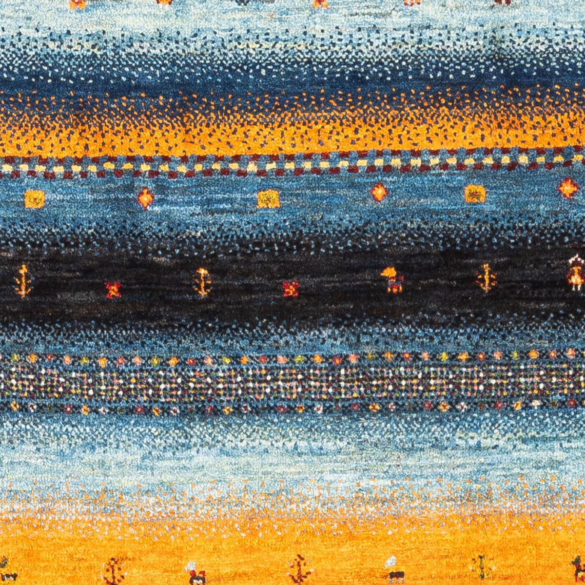 Alfombra Gabbeh - Loribaft Persa - Real - 170 x 103 cm - multicolor