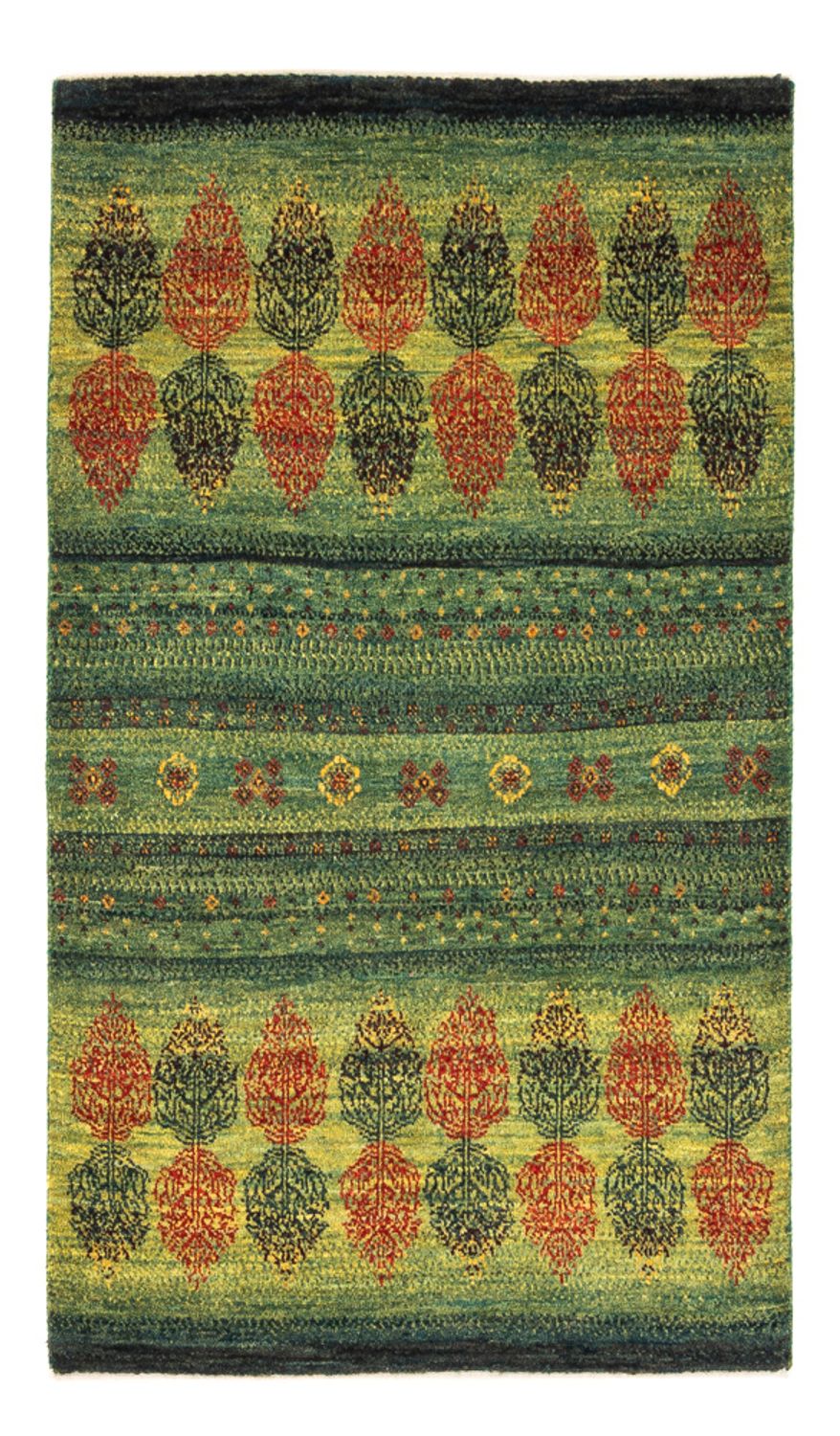 Alfombra Gabbeh - Loribaft Persa - Real - 138 x 87 cm - multicolor