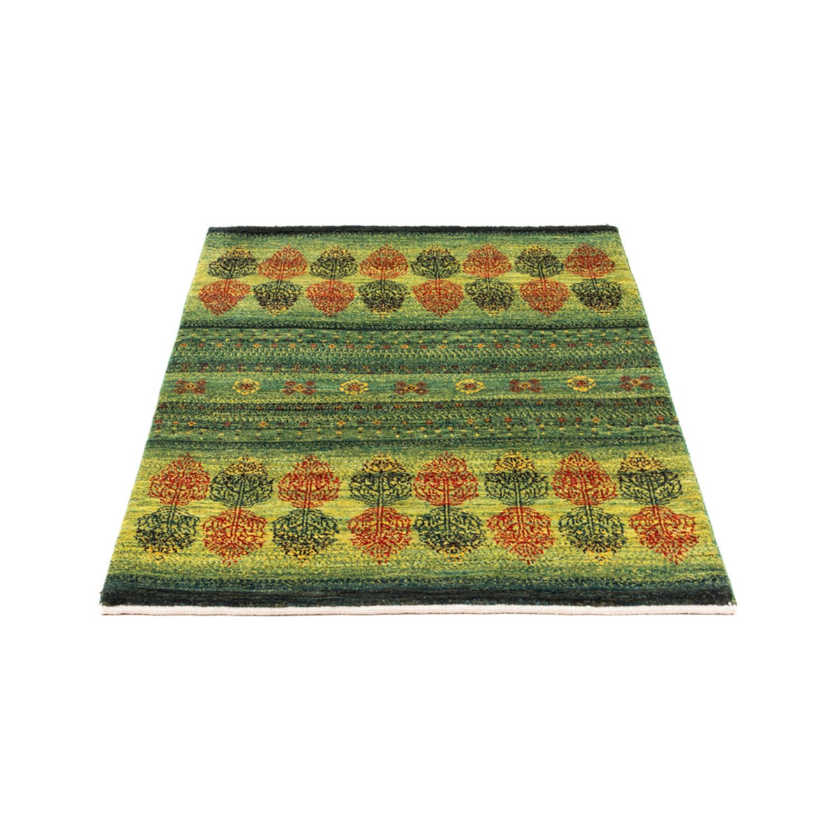 Alfombra Gabbeh - Loribaft Persa - Real - 138 x 87 cm - multicolor