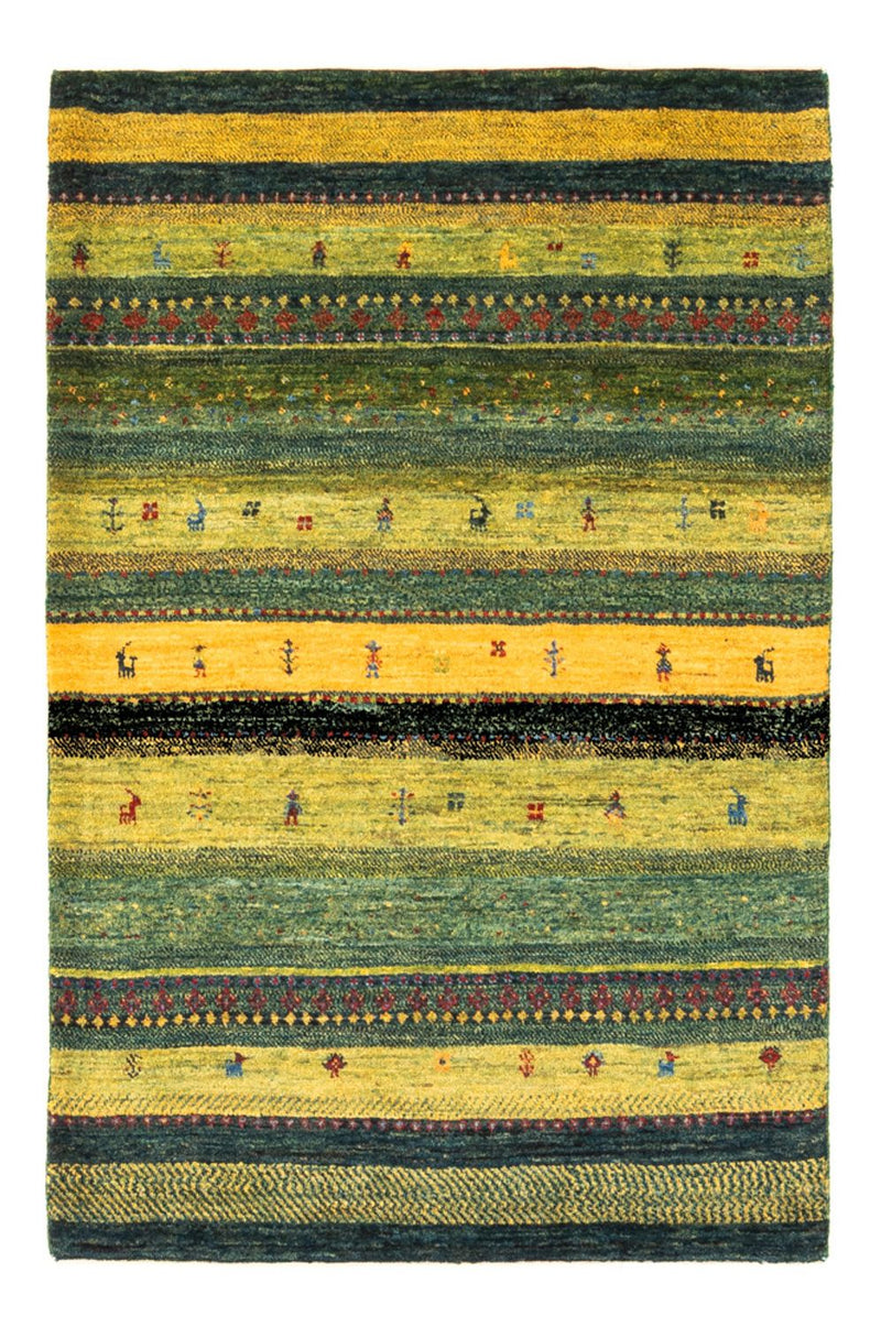Alfombra Gabbeh - Loribaft Persa - Real - 128 x 85 cm - multicolor