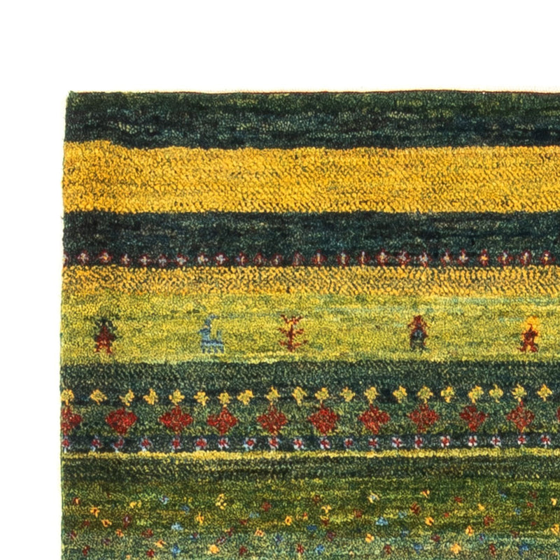 Alfombra Gabbeh - Loribaft Persa - Real - 128 x 85 cm - multicolor