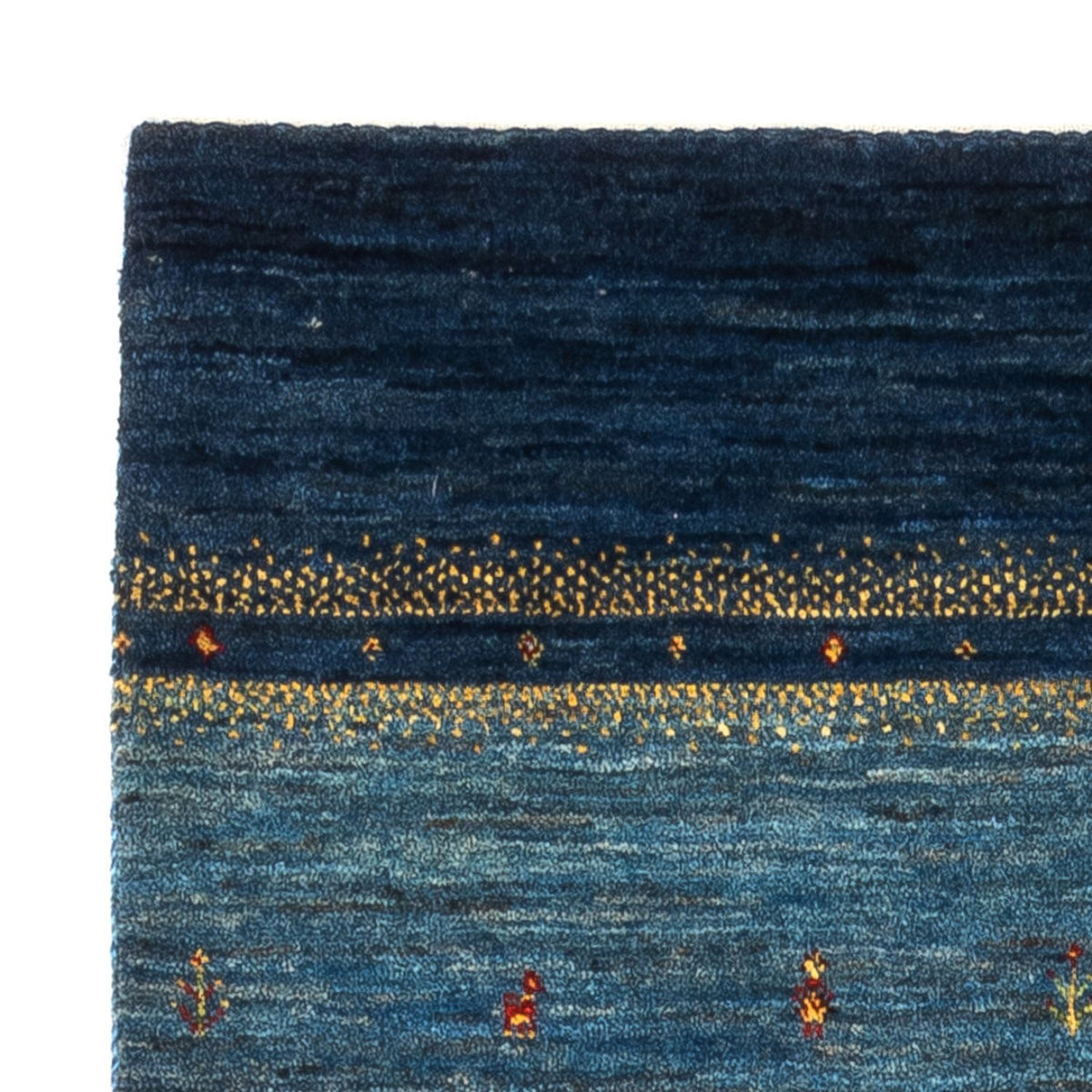 Alfombra Gabbeh - Loribaft Persa - Real - 141 x 87 cm - multicolor