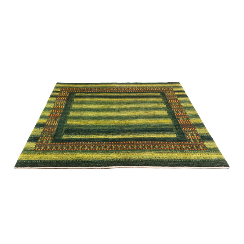 Alfombra Gabbeh - Loribaft Persa - Real - 192 x 165 cm - verde