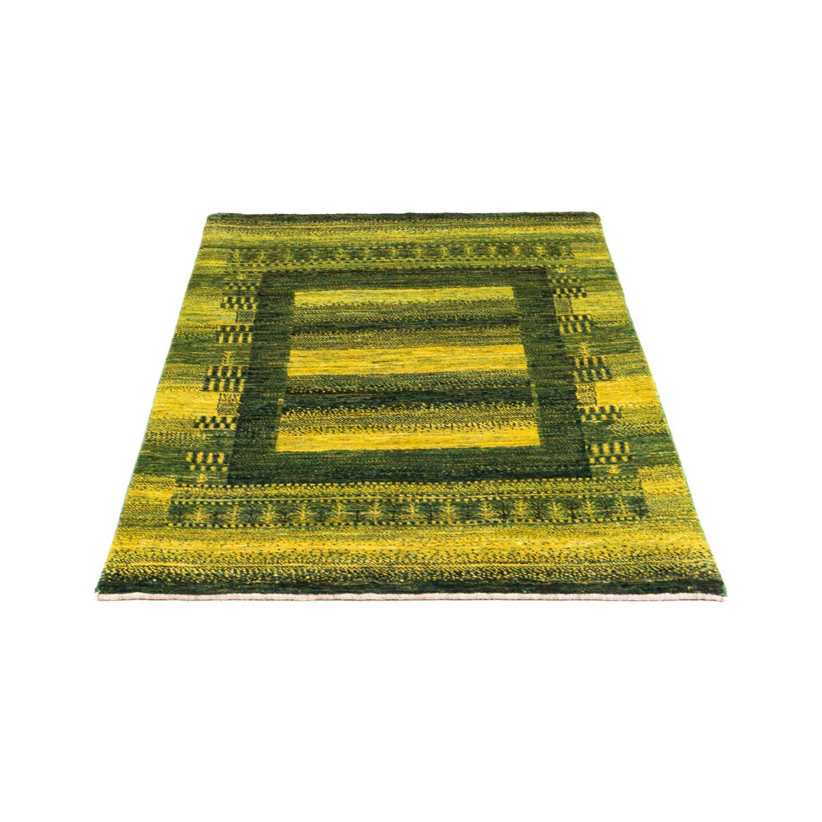 Alfombra Gabbeh - Loribaft Persa - Real - 136 x 84 cm - multicolor