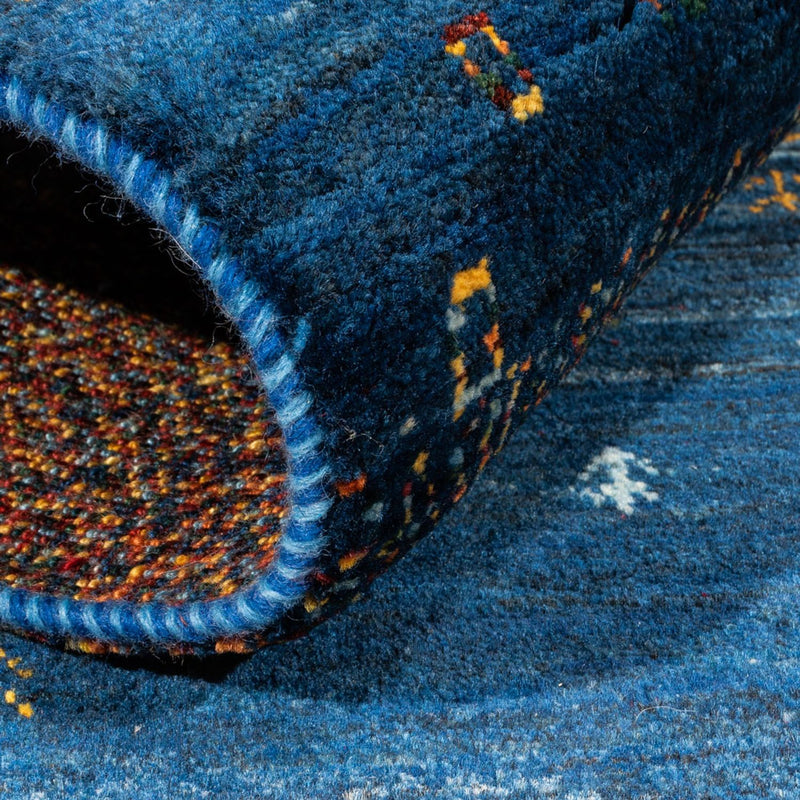 Alfombra Gabbeh - Loribaft Persa - Real - 126 x 83 cm - multicolor