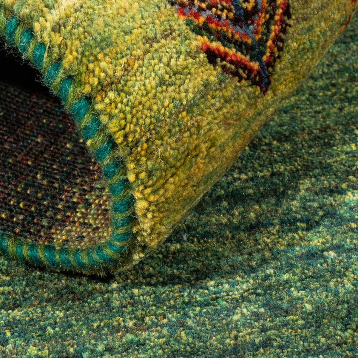 Alfombra Gabbeh - Loribaft Persa - Real - 137 x 86 cm - multicolor