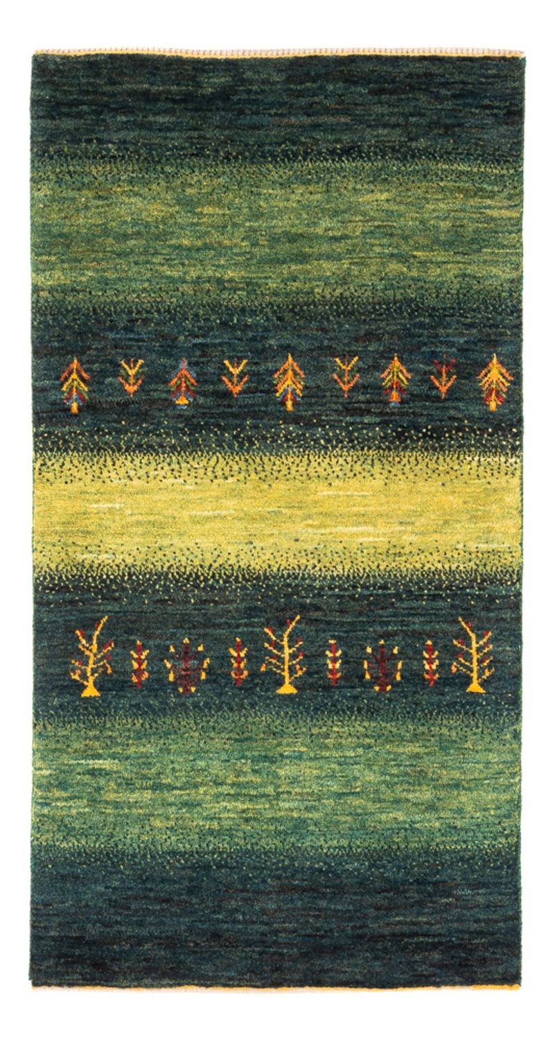 Alfombra Gabbeh - Loribaft Persa - Real - 137 x 81 cm - multicolor