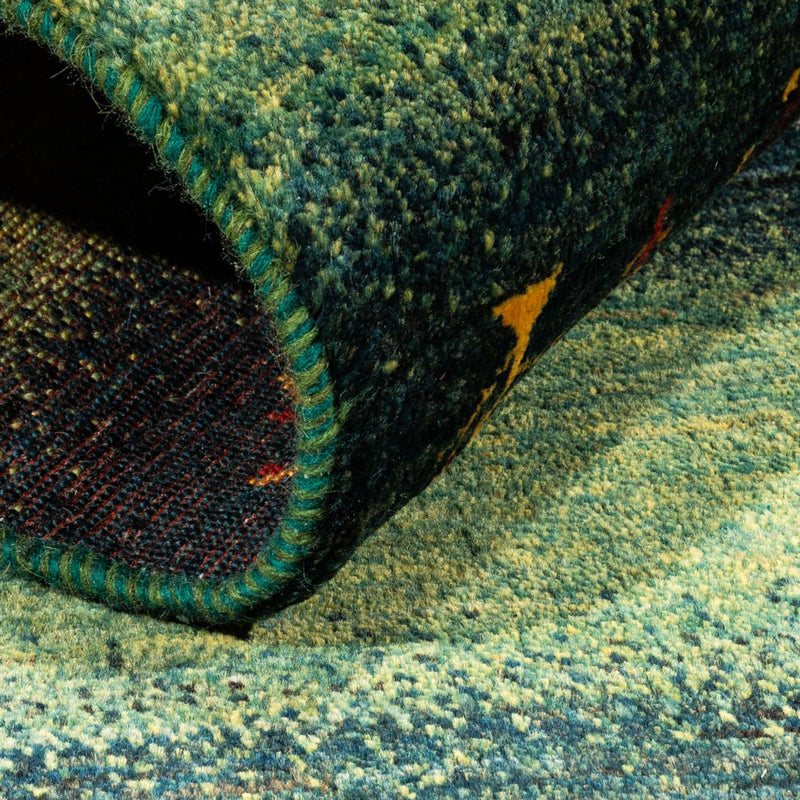 Alfombra Gabbeh - Loribaft Persa - Real - 137 x 81 cm - multicolor