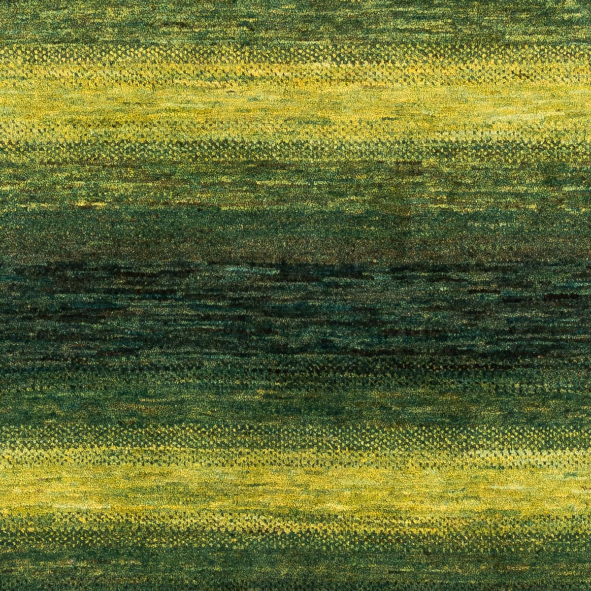 Alfombra Gabbeh - Loribaft Persa - Real - 196 x 165 cm - verde