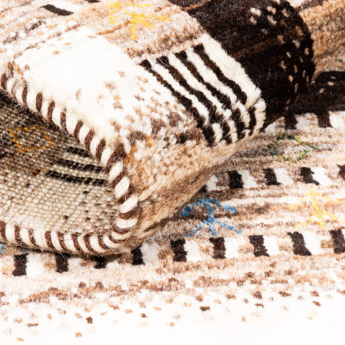 Alfombra Gabbeh - Loribaft Persa - Real - 111 x 72 cm - multicolor