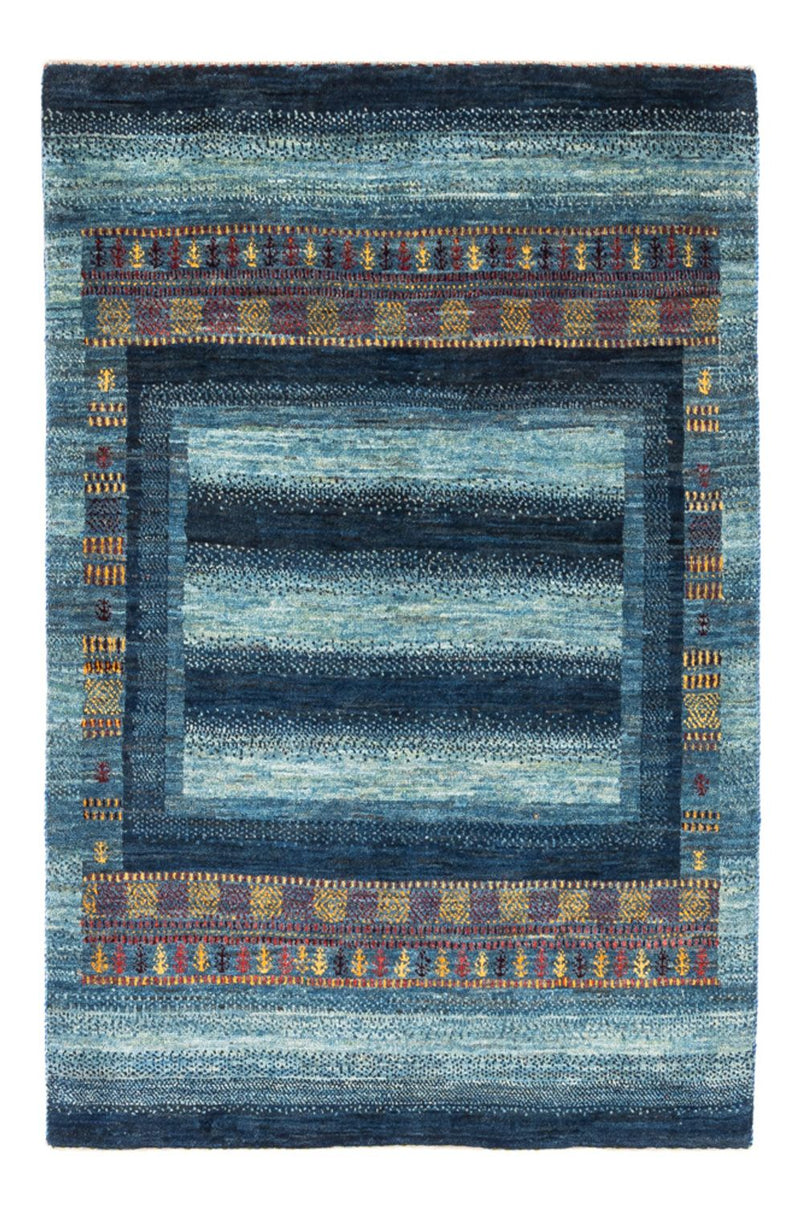 Alfombra Gabbeh - Loribaft Persa - Real - 132 x 90 cm - multicolor