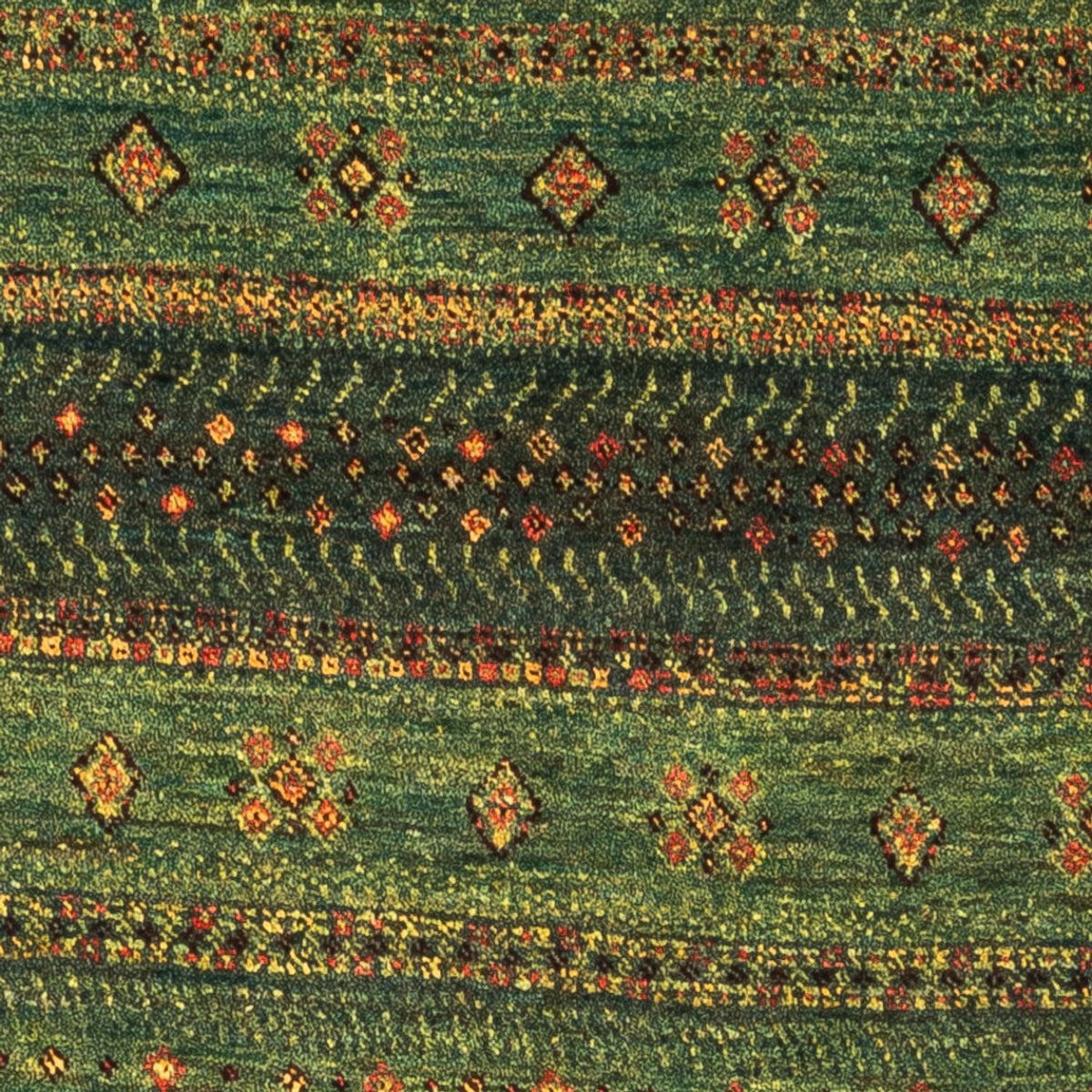 Alfombra Gabbeh - Loribaft Persa - Real - 137 x 87 cm - multicolor