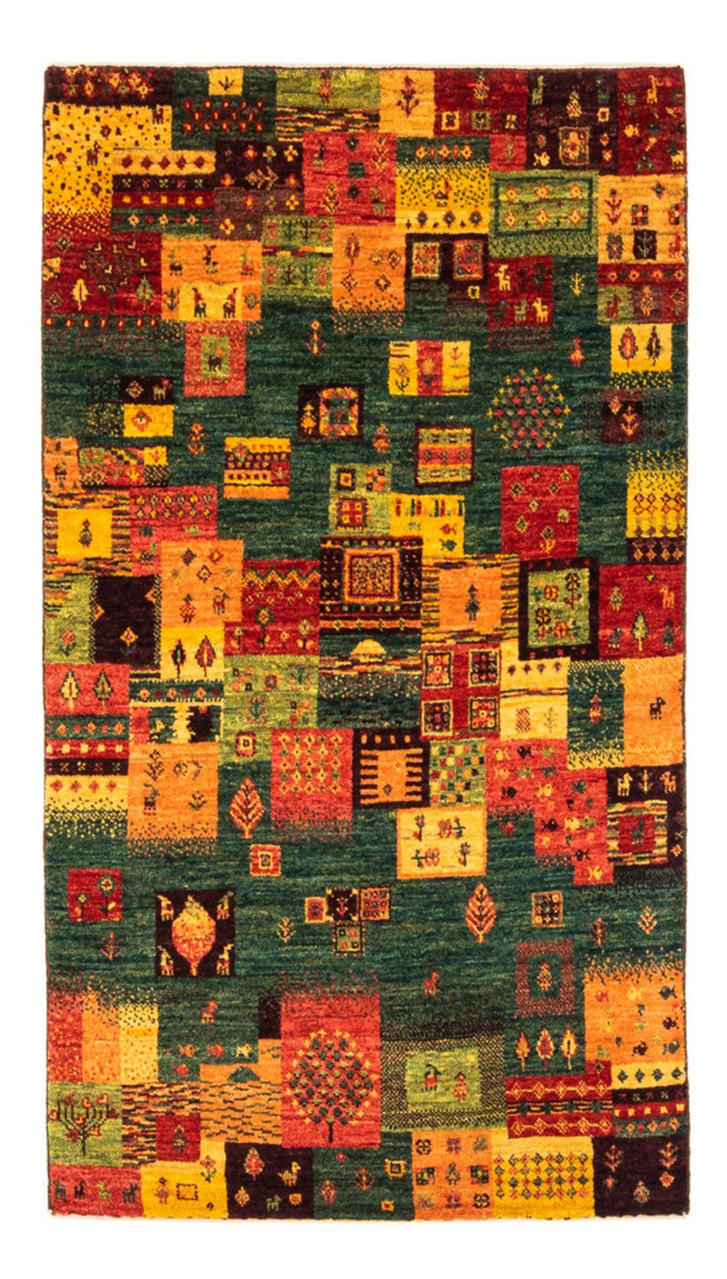 Alfombra Gabbeh - Loribaft Persa - Real - 137 x 84 cm - multicolor