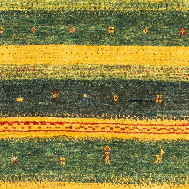 Alfombra Gabbeh - Loribaft Persa - Real - 135 x 81 cm - multicolor