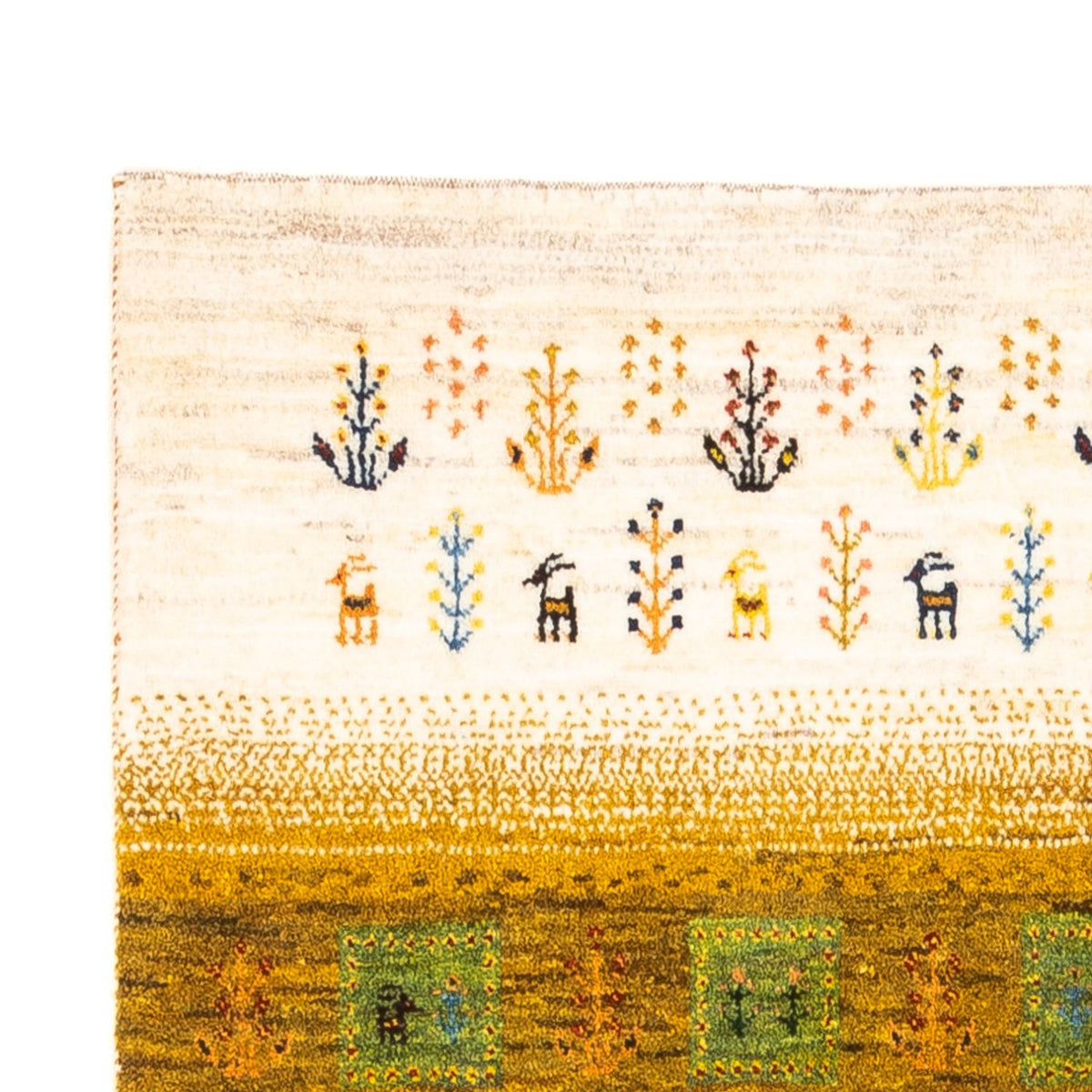 Alfombra Gabbeh - Loribaft Persa - 156 x 96 cm - multicolor