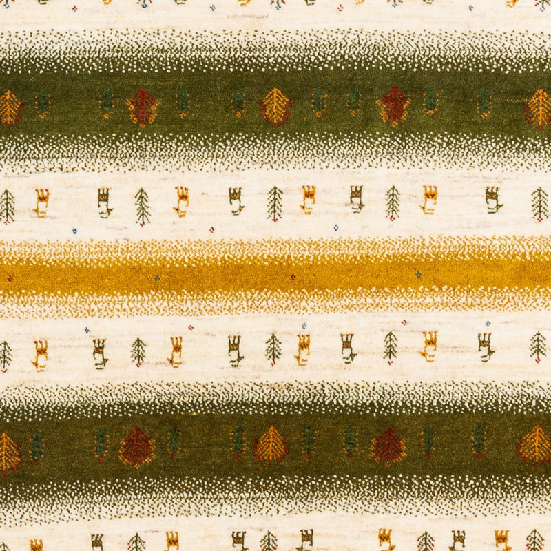 Alfombra Gabbeh - Loribaft Persa - 203 x 158 cm - natural