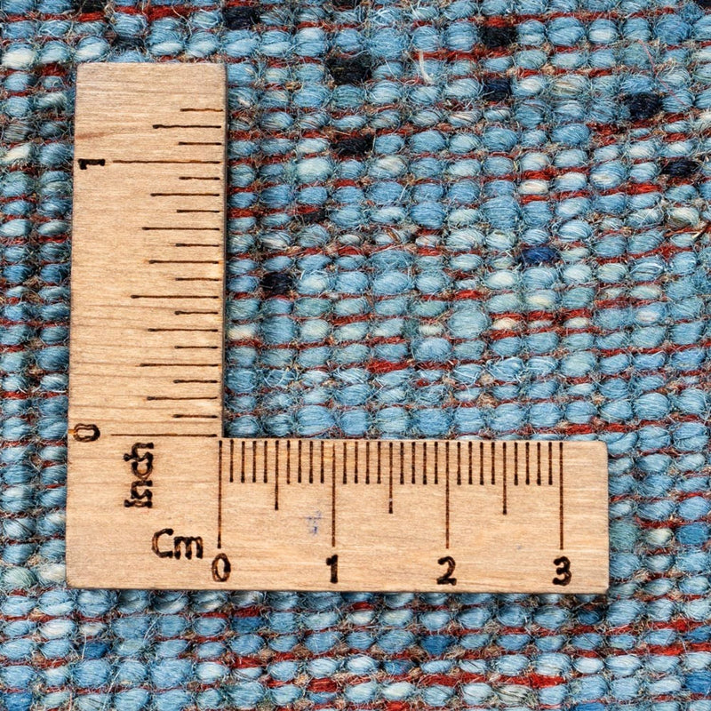 Alfombra Gabbeh - Loribaft Persa - Real - 210 x 150 cm - azul