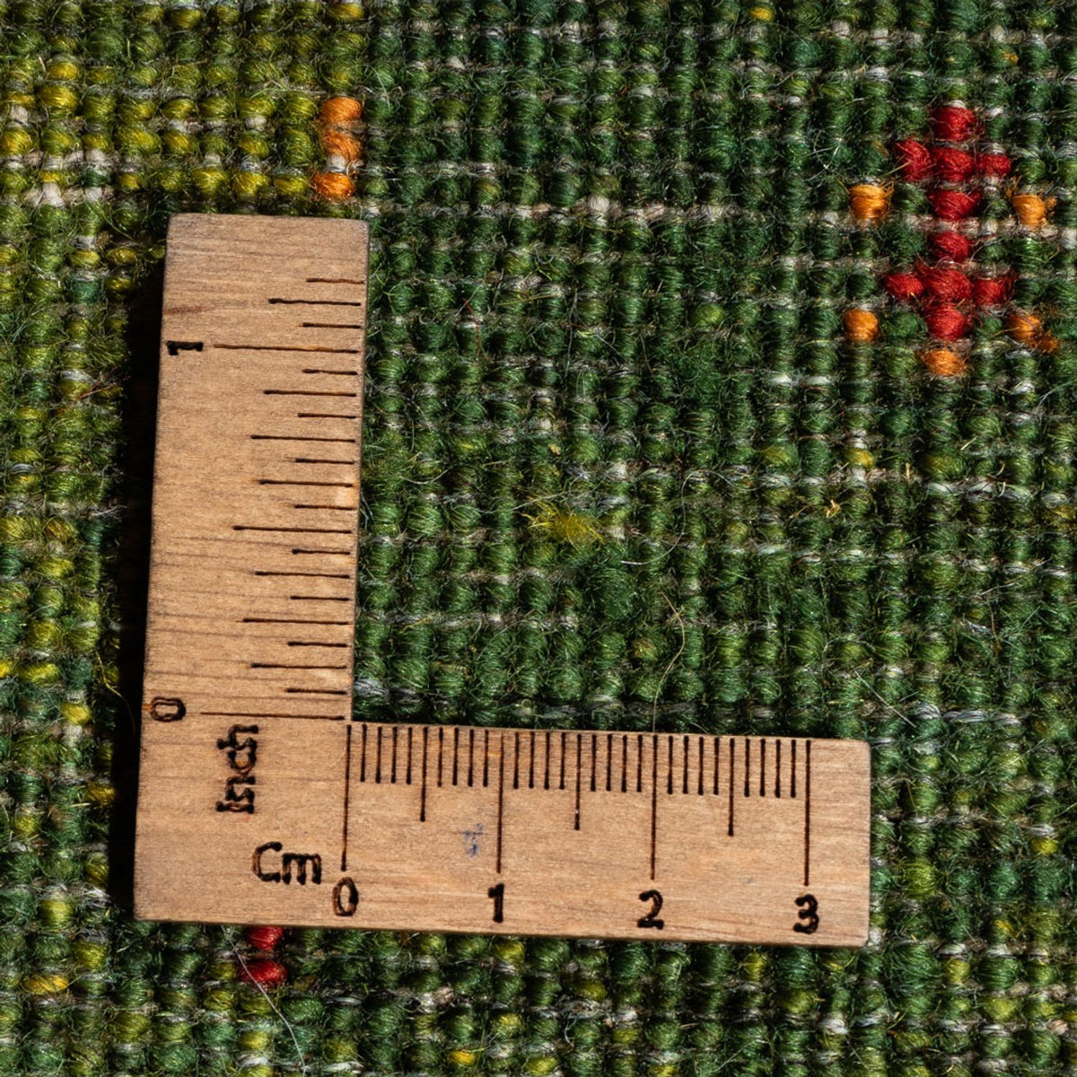 Alfombra Gabbeh - Loribaft Persa - 207 x 154 cm - verde