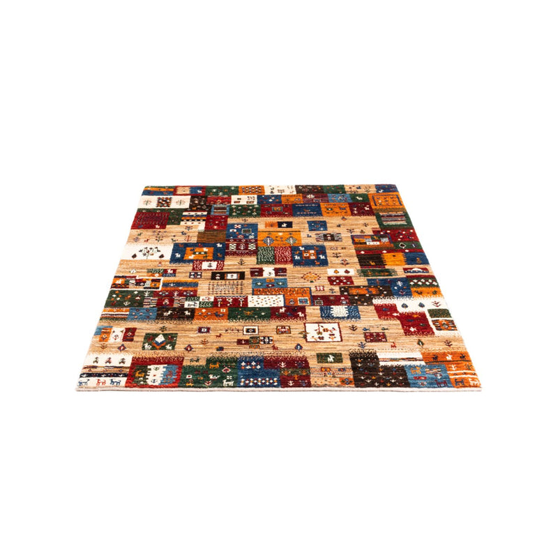 Alfombra Gabbeh - Loribaft Persa - Real - 140 x 100 cm - multicolor