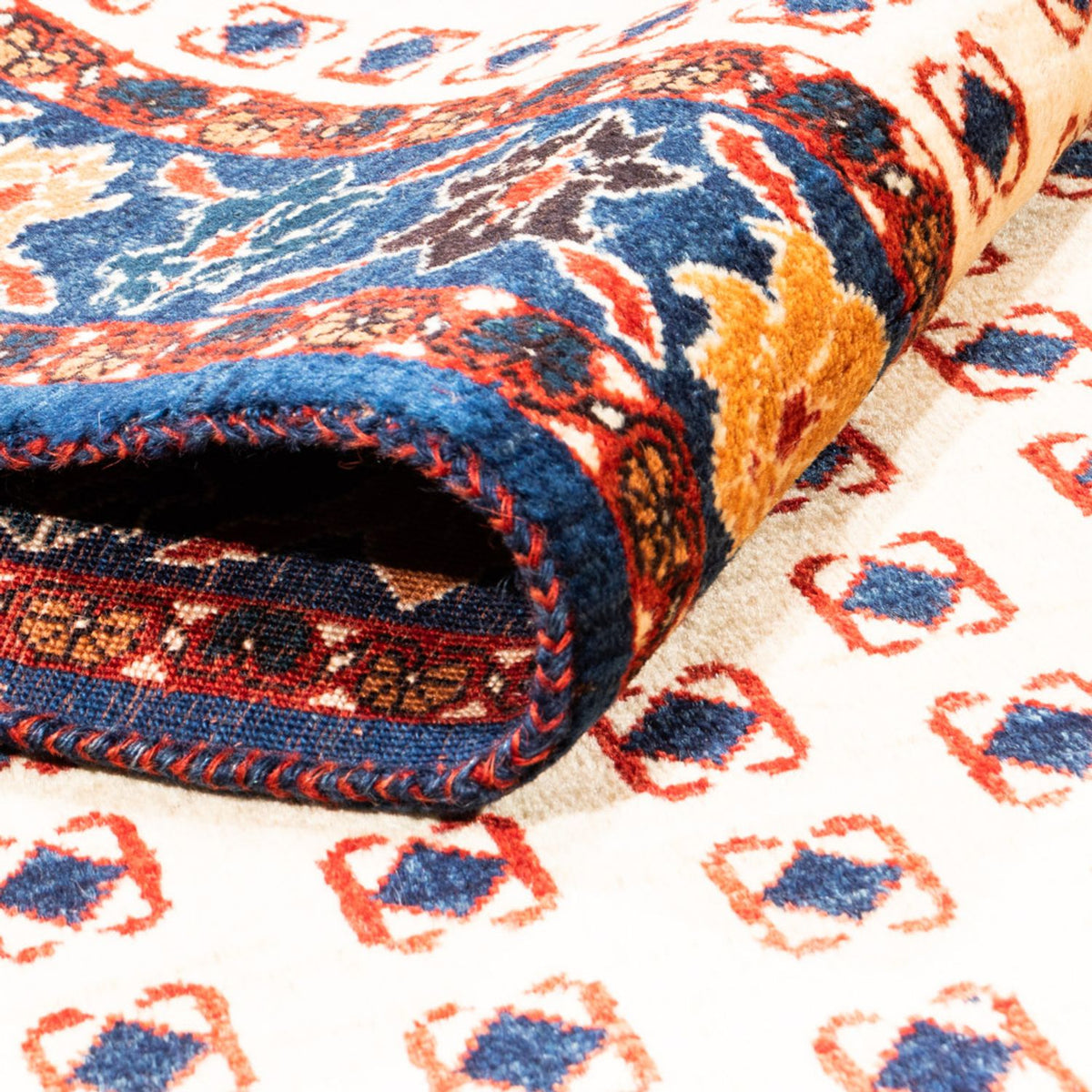 Alfombra Gabbeh - Persa - 205 x 133 cm - crema